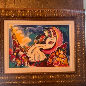 Zamy Steynovitz Moonlit Dreams Serigraph In Color.   12in x 17in